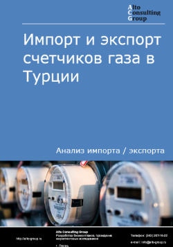 Анализ импорта и экспорта счетчиков газа в Турции в 2020-2024 гг.