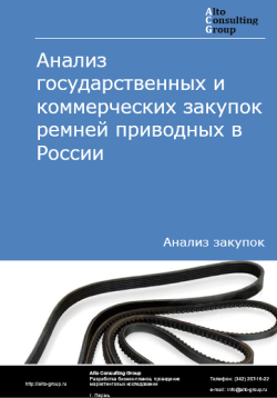 Анализ государственных и коммерческих закупок ремней приводных в России в 2024 г.