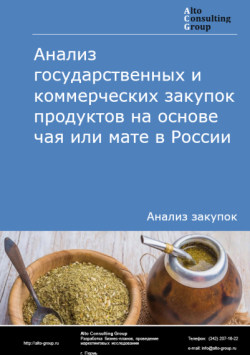 Анализ государственных и коммерческих закупок продуктов на основе чая или мате в России в 2025 г.