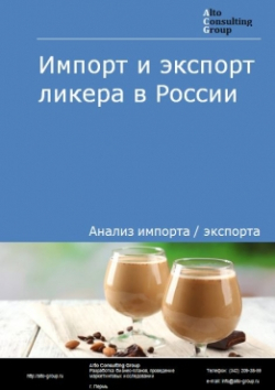 Импорт и экспорт ликера в России в 2020-2024 гг.