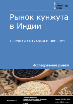 Обложка исследования: Анализ рынка кунжута в Индии. Текущая ситуация и прогноз 2024-2028 гг.