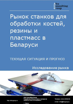 Рынок станков для обработки костей, резины и пластмасс в Беларуси. Текущая ситуация и прогноз 2021-2025 гг.