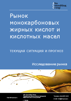 Рынок монокарбоновых жирных кислот и кислотных масел в России. Текущая ситуация и прогноз 2024-2028 гг.
