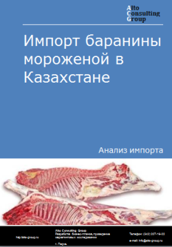 Анализ импорта баранины мороженой в Казахстан в 2020-2024 гг.