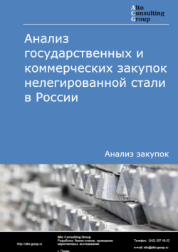 Анализ государственных и коммерческих закупок нелегированной стали в России в 2024 г.