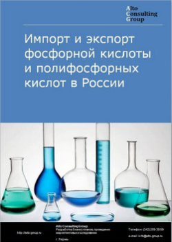 Импорт и экспорт фосфорной кислоты и полифосфорных кислот в России в 2020-2024 гг.