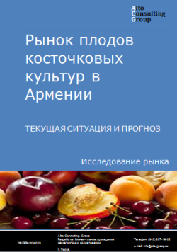 Анализ рынка плодов косточковых культур в Армении. Текущая ситуация и прогноз 2024-2028 гг.