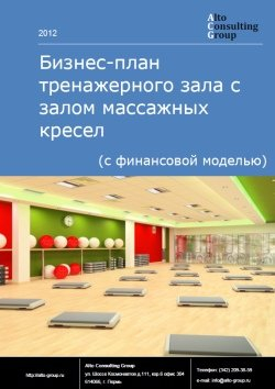 Бизнес-план тренажерного зала с залом массажных кресел (с финансовой моделью)