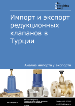 Обложка исследования: Анализ импорта и экспорта редукционных клапанов в Турции в 2020-2024 гг.