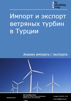 Импорт и экспорт ветряных турбин в Турции в 2020-2024 гг.