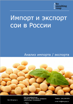 Анализ импорта и экспорта сои в России в 2020-2024 гг.