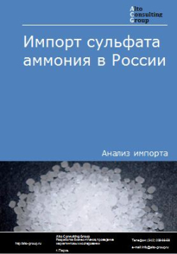 Импорт сульфата аммония в России в 2020-2024 гг.