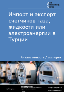 Обложка Анализ импорта и экспорта счетчиков газа, жидкости или электроэнергии в Турции в 2020-2024 гг.