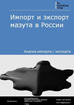 Импорт и экспорт мазута в России в 2020-2024 гг.