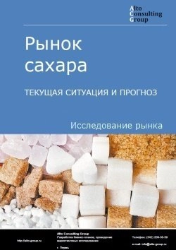 Обложка исследования: Анализ рынка сахара в России. Текущая ситуация и прогноз 2025-2029 гг.