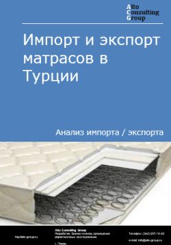 Обложка Анализ импорта и экспорта матрасов в Турции в 2020-2024 гг.