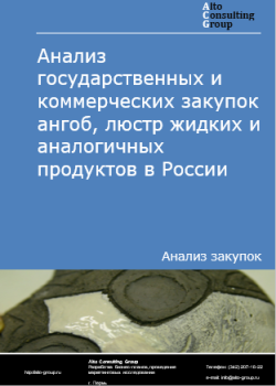 Обложка исследования: Анализ закупок ангоб, люстр жидких и аналогичных продуктов в России в 2024 г.