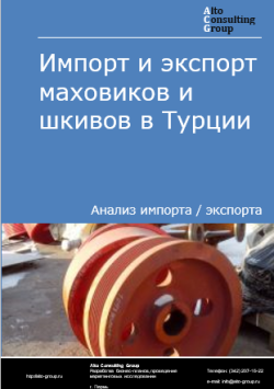 Импорт и экспорт маховиков и шкивов в Турции в 2020-2024 гг.