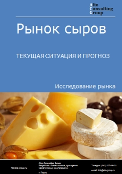 Обложка исследования: Анализ рынка сыров в России. Текущая ситуация и прогноз 2025-2029 гг.