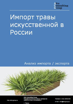 Импорт  травы искусственной в России в 2020-2024 гг.