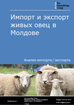 Импорт и экспорт живых овец в Молдове в 2019-2023 гг.
