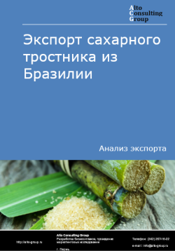 Обложка Экспорт сахарного тростника из Бразилии в 2020-2024 гг.