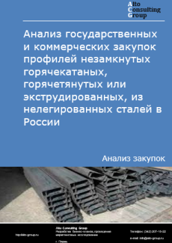 Анализ государственных и коммерческих закупок профилей незамкнутых горячекатаных, горячетянутых или экструдированных, из нелегированных сталей в России в 2025 г.