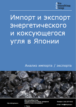 Обложка Анализ импорта и экспорта энергетического и коксующегося угля в Японии в 2020-2024 гг.