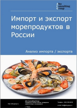 Импорт и экспорт морепродуктов в России в 2020-2024 гг.