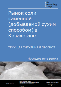 Обложка Анализ рынка соли каменной (добываемой сухим способом) в Казахстане. Текущая ситуация и прогноз 2024-2028 гг.