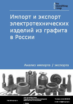 Импорт и экспорт электротехнических изделий из графита в России в 2021 г.