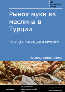 Обложка отчета: Анализ рынка муки из меслина в Турции. Текущая ситуация и прогноз 2025-2029 гг.