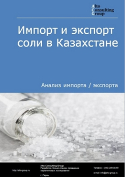 Обложка Анализ импорта и экспорта соли в Казахстане в 2019-2023 гг.