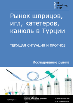 Рынок шприцов, игл, катетеров, канюль в Турции. Текущая ситуация и прогноз 2024-2028 гг.