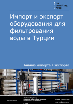 Импорт и экспорт оборудования для фильтрования воды в Турции в 2020-2024 гг.