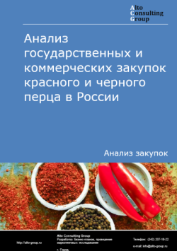 Анализ государственных и коммерческих закупок красного и черного перца в России в 2025 г.