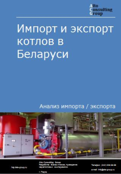 Обложка Анализ импорта и экспорта котлов в Беларуси в 2019-2023 гг.