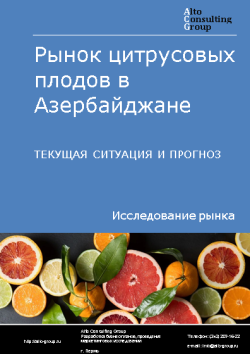 Анализ рынка цитрусовых плодов в Азербайджане. Текущая ситуация и прогноз 2024-2028 гг.