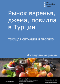 Обложка отчета: Анализ рынка варенья, джема, повидла в Турции. Текущая ситуация и прогноз 2025-2029 гг.