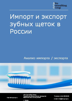 Импорт и экспорт зубных щеток в России в 2020-2024 гг.