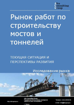 Обложка Анализ рынка работ по строительству мостов и тоннелей в России. Текущая ситуация и перспективы развития