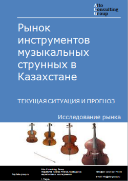 Рынок инструментов музыкальных струнных в Казахстане. Текущая ситуация и прогноз 2024-2028 гг.
