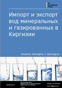 Импорт и экспорт вод минеральных и газированных в России в 2023 г.