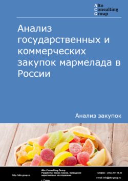 Анализ государственных и коммерческих закупок мармелада в России в 2024 г.