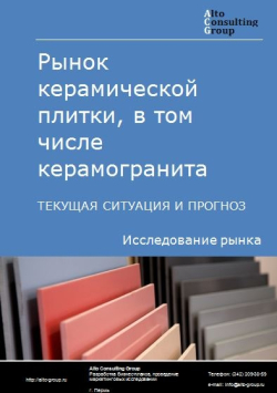 Рынок керамической плитки, в том числе керамогранита, в России. Текущая ситуация и прогноз 2020-2024 гг.