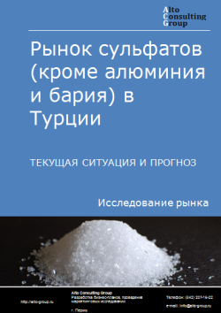 Рынок сульфатов (кроме алюминия и бария) в Турции. Текущая ситуация и прогноз 2024-2028 гг.