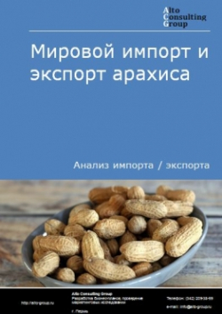 Мировой импорт и экспорт арахиса в 2019-2023 гг.