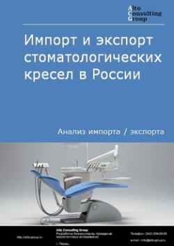 Импорт и экспорт стоматологических кресел в России в 2019 г.