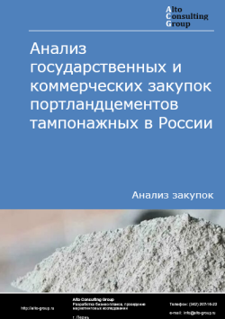 Анализ государственных и коммерческих закупок портландцементов тампонажных в России в 2024 г.