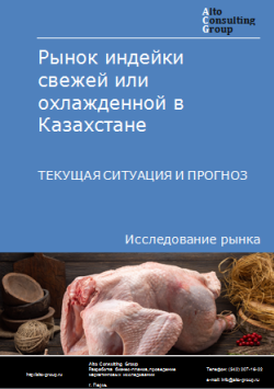 Обложка Анализ рынка индейки свежей или охлажденной в Казахстане. Текущая ситуация и прогноз 2024-2028 гг.